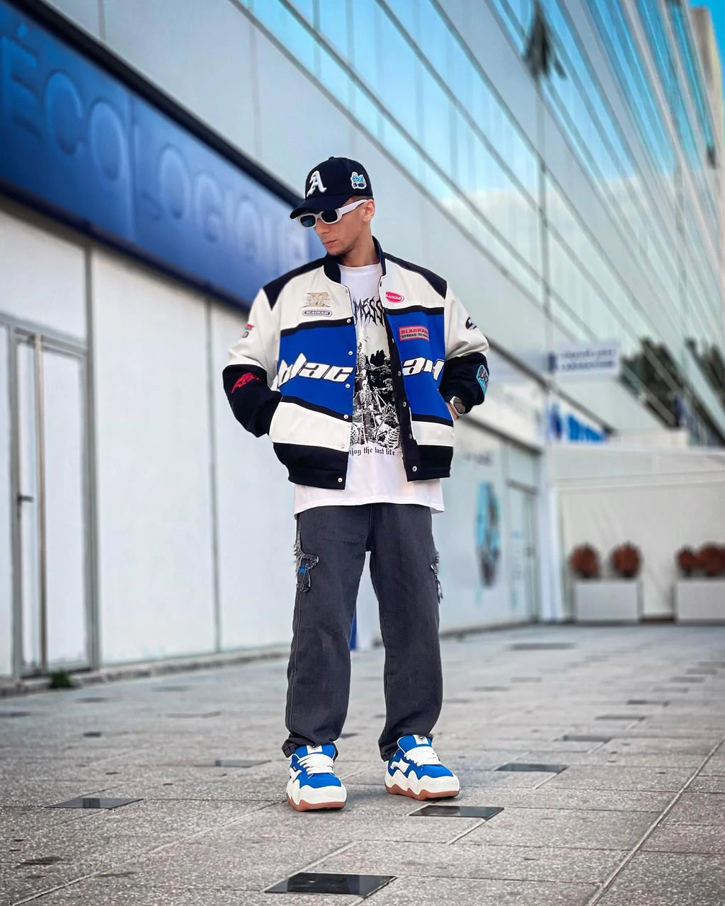 NASCAR BlackAir Racing Jacket – Printed Cotton Fleece | Streetwear Clothings - Streetwear Clothings