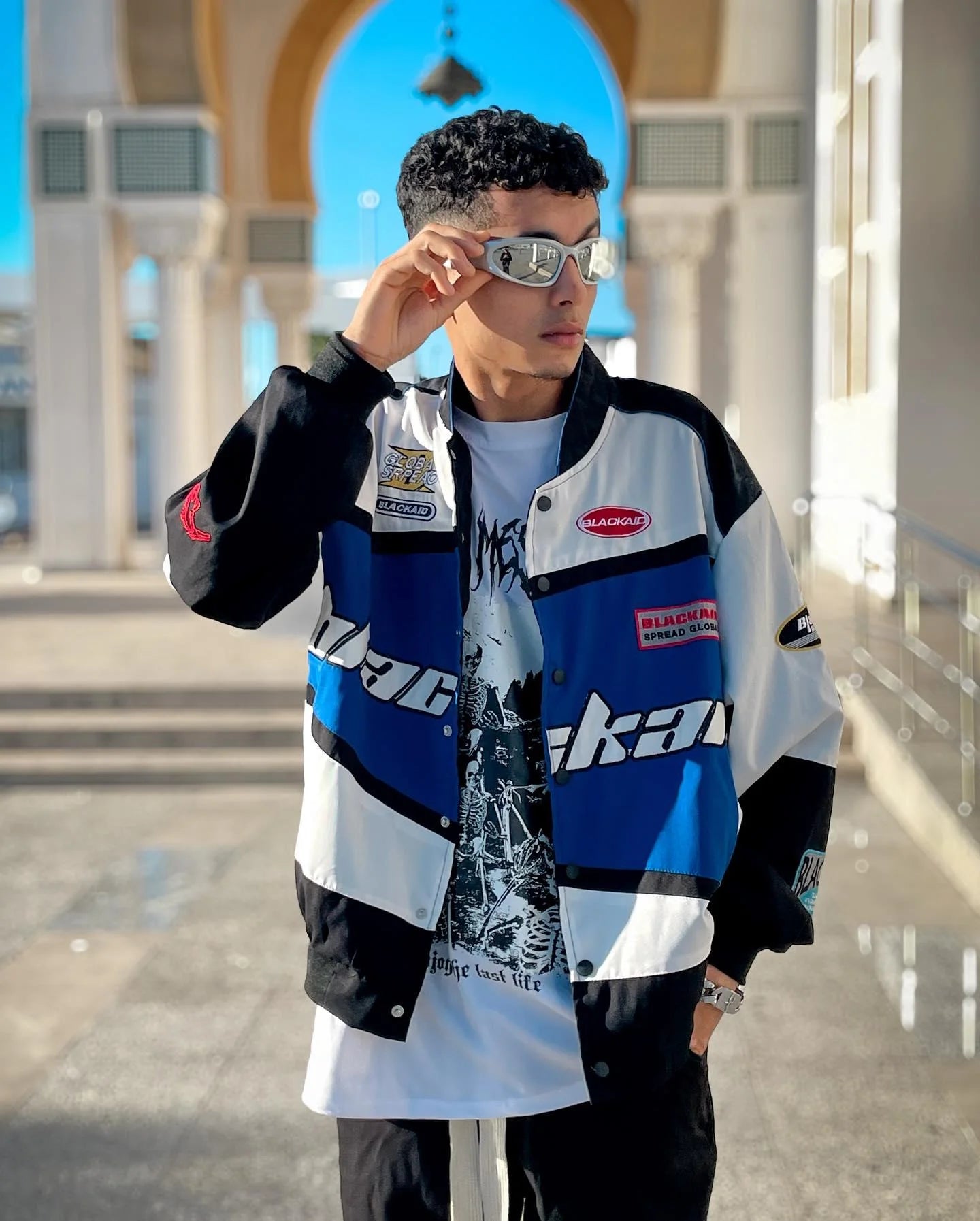 Printed NASCAR Jacket for Men – 350 GSM Fleece | Streetwear Essential