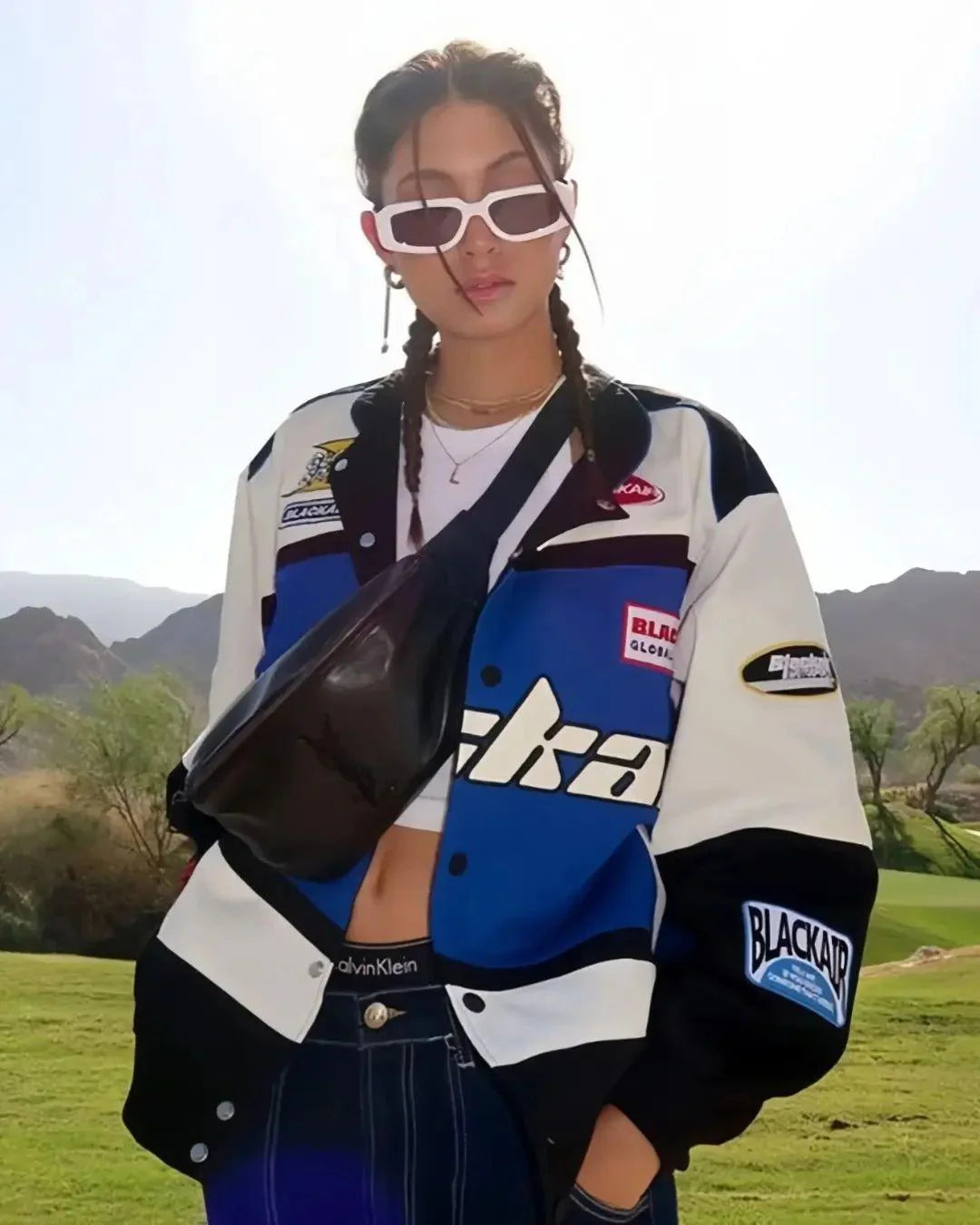 Motorsport Print Jacket – NASCAR x BlackAir | Streetwear Clothings Exclusive - Streetwear Clothings