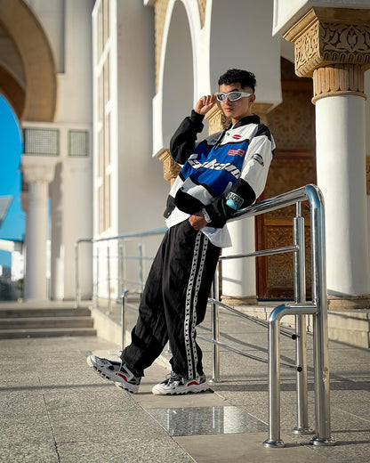 Printed NASCAR Jacket for Men – 350 GSM Fleece | Streetwear Essential