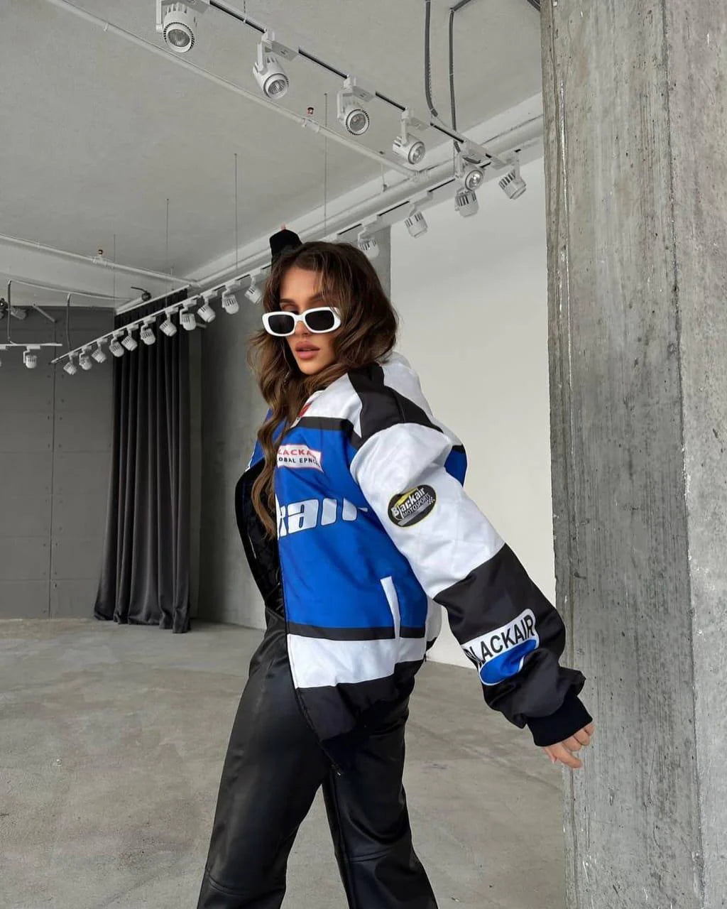 BlackAir Motorsport Jacket – Printed NASCAR Design | Premium Streetwear Drop - Streetwear Clothings
